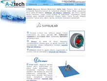 Tablet Screenshot of a-ztech.com.tr